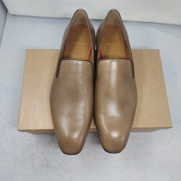 Christian Louboutin MENS Dandelion Leather Brown Roca Loafer main image 10